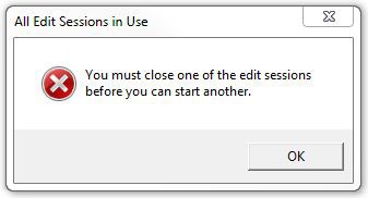 Too many tabs error
