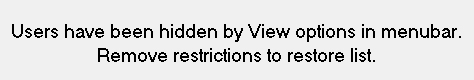 Restriction Alert