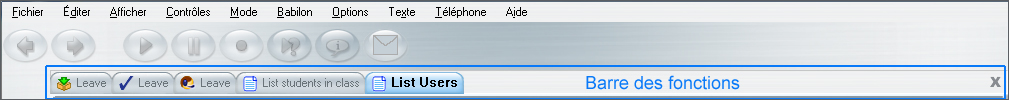 Function bar