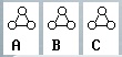 group of 3 icon