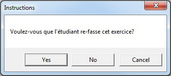 message prompt