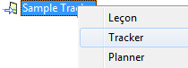 Tracker button